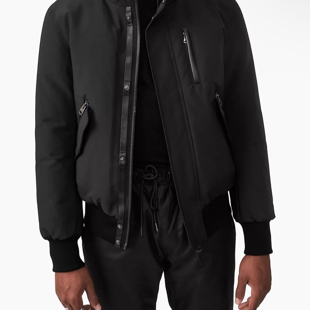 Men’s Mackage Dixon Down Bomber Jacket - Size 42
